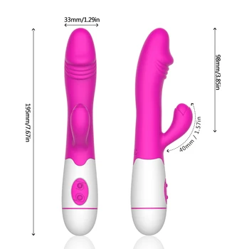 G Spot Vibrátor Rabbit Vibrátory pro Ženy, Sexuální Hračky Stimulátor Klitorisu Masér AV Ženské Vaginální Masturbátor Zboží pro Dospělé