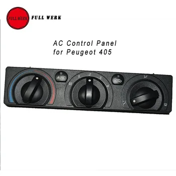 1 KS Nové Auto klimatizace AC Ovládací Panel Switch Knob pro Peugeot 405 Vysoce Kvalitní Ohřívače Tepelný Regulátor Dílů Příslušenství