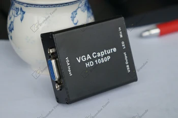VGA na USB Video Capture Kartu Sledování Videa Podpora Nahrávání OBS/Potplayer 1080P Drive-Zdarma High-Definition Kvalitě Obrazu