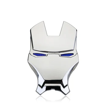 2021 3D Slitiny Kovu Samolepky na Auto Iron Man Samolepka Znak Odznak Kreativní Těla Automobil Auto Obtisk Příslušenství