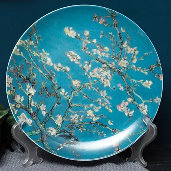 Obraz Van Gogha design porcelánové a keramické talíře a 8 inch večeře deska nastaví