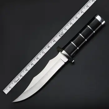 XUAN FENG Wildnerness Vojenské Přežití Rovné Nože 5Cr13Mov Oceli, dřevěná Rukojeť Taktické Hunter Fixed Blade Nůž