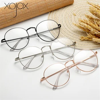 XojoX Kovové Kulaté Brýle Muži Ženy Krátkozrakost Brýle Hotové Brýle Studenty Krátký Pohled Brýle -1 -1.5 -2 -2.5 -3 -3.5