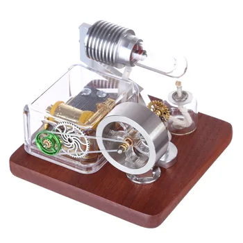 Stirlingův Motor Model Rotující Mechanické Hudby Kolonce Věda Experiment Motor Hračka, Dospělí Muži Motoru Modely Koníčky