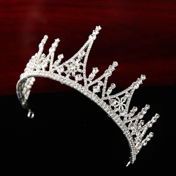 Sladké šplhat Drahokamu koruny Narozeniny svatební diadém Princezna čelenka vlasy, šperky