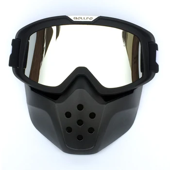 Retro Větruodolný Open Face Přilby, ochranné Brýle Maska Ročník Motocyklové Helmy Brýle Motokros Přilbu, Brýle pro Přilby Shark