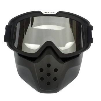 Retro Větruodolný Open Face Přilby, ochranné Brýle Maska Ročník Motocyklové Helmy Brýle Motokros Přilbu, Brýle pro Přilby Shark