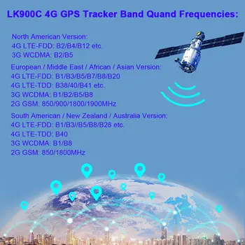Skutečné 4G LTE Magnet GPS Tracker LK900C Baterie 20000mAh 120 Dní v Pohotovostním režimu Vodotěsné FDD GPS Lokátor Aktivum Klesl Alarm Free APLIKACE
