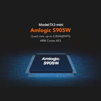 DQiDianZ Android 8.1 TX3mini Smart TV BOX Quad Core Amlogic Multimediální 2.4 G Wifi KD Displej TX3 MINI Set Top Smart box