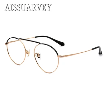 Obočí Speciální Rám, Titan Retro Kolo Vintage Optické Brýle Rámy Značky Značkové Kvalitní Brýle Muži Ženy Plus Velikost