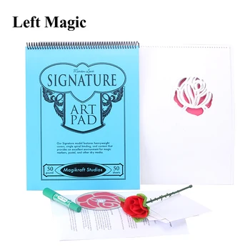 Růže Pad (kompletní kit) -- Trik , Kouzelník, Magie Triky Jevištní Iluze Trik PropsThe Rose Pad (kompletní kit) -- Tric