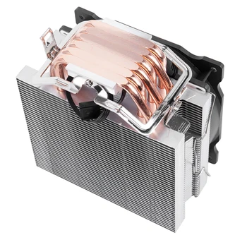 HOT-SNĚHULÁK 4PIN CPU chladič 6 heatpipe Jeden ventilátor chlazení 12cm ventilátor LGA775 1151 115x 1366 podpora Intel AMD