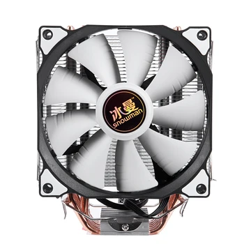 HOT-SNĚHULÁK 4PIN CPU chladič 6 heatpipe Jeden ventilátor chlazení 12cm ventilátor LGA775 1151 115x 1366 podpora Intel AMD