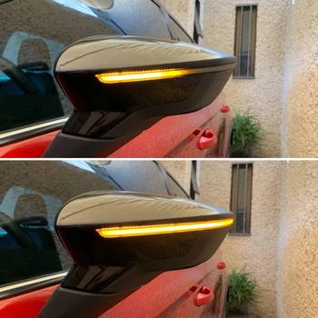 LED Dynamické blinkr Blinkr Sekvenční Zrcátka, Indikátor Světla Pro SEAT Leon III Mk3 5F 13-18 Ibiza KJ Mk5 V Arona 17-18