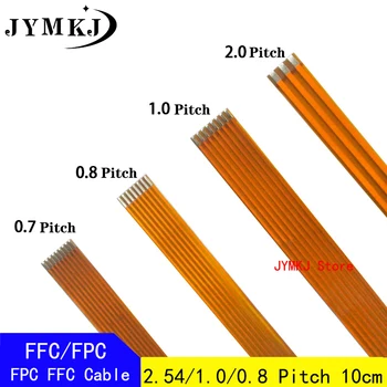 5kusů FPC FFC Kabel PCB konektor drátu 2.54/1.0/0.8 mm Rozteč 3 4 5 6 8 9 10 12 16 18 20 22 24 28 30 Pin /Délka 10mm