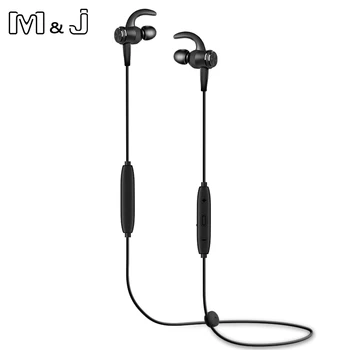 M&J F07 Bluetooth Sluchátka Bezdrátová sluchátka Magnet Sluchátka S Mikrofonem Stereo Auriculares Bluetooth Sluchátka pro iPhone Samsung