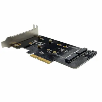 NGFF M. 2 pro PCI-E karty adaptéru PCI-E X4 pro NGFF SSD pevný disk, karty adaptéru B tlačítko+M KLÍČ Riser Card Modul