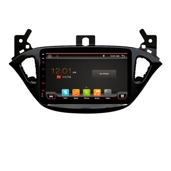 Eunavi 2 din autorádio 4G+64G android 10 pro Opel Corsa E 2016 GPS Navi WI-fi auto stereo PX6 1,8 GHz Autorádio bez dvd