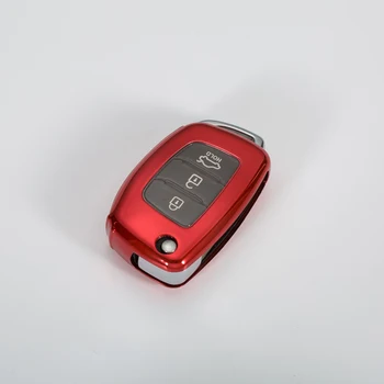 Barvy Nové Měkké TPU Auto Klíč Případě Plné Krytí Pro Hyundai Tucson Creta ix25 i10 i20 i30 Verna Mistra Elantra-2018 Příslušenství