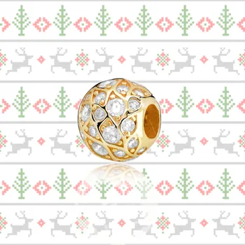 DIY Nové Podzimní Vzor Přívěsky fit Originální Pandora Náramky Kolekce 925 Sterling Silver Korálky Sparkling Lady DIY Šperky
