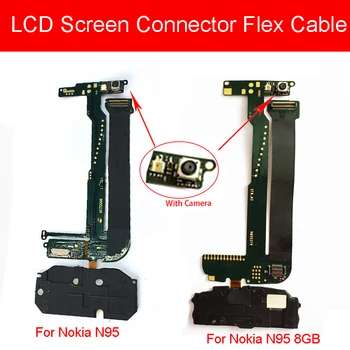 LCD Displej Konektor Flex Kabel Pro Nokia N95 8GB Klávesnice PCB Ploché Přední Kamera LCD Flex Ribbon Pro Nokia N95 Náhradní Díly