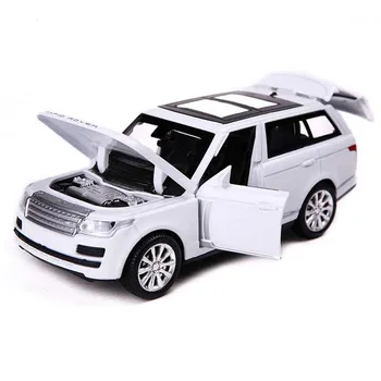 1:32 autíčko Range Rover SUV Kovové Slitiny Auto Hračka Diecasts & Toy Vehicles Model Auta Miniaturní Měřítku Modelu Auta, Hračky Pro Děti