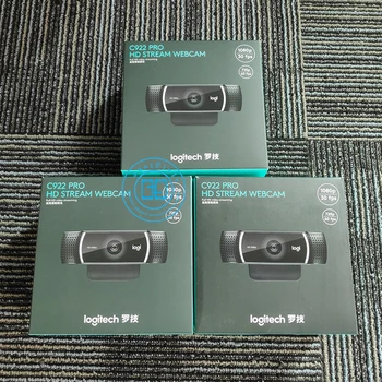 Logitech C922 Pro Autofocus Webcam 1080P Full HD Fotoaparát S Stativ S Mikrofonem Video Streaming Web Cam
