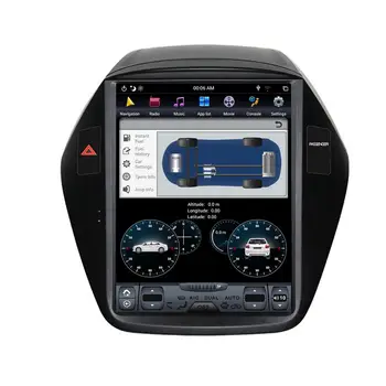 ZWNAV IPS Vertikální obrazovky Android 10 4G128G Pro Hyundai IX35 2009-Auto GPS Navigace Multimediální Přehrávač, Stereo Auto Rádio