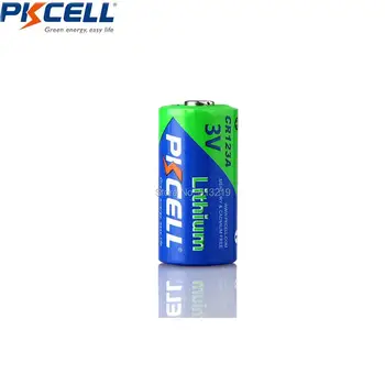 PKCELL 10X3V CR123A baterie 1500mAh CR123 123A CR17345 KL23a VL123A DL123A 5018LC EL123AP SF123 Non-dobíjecí Lithium Baterie
