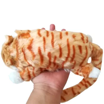 30cm Nové příjezdu Legrační směje Kočka Roll Elektronické Hračky Simulace Zvíře Robot Kočky dárek pro Děti, děti, narozeniny