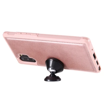 Odnímatelný Flip Peněženka Pouzdro pro Samsung Galaxy Note 10 Plus, PU Kůže Stojan Plný Kryt pro Samsung Poznámka 9 Poznámka 8 S8 S9 S10 Plus
