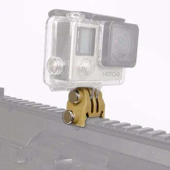 20mm Picatinny Lovecké Pušky Adaptér pro Sportovní Kamery GoPro, SJCAM Airsoft Zbraň Železniční Působnosti Mount Kit