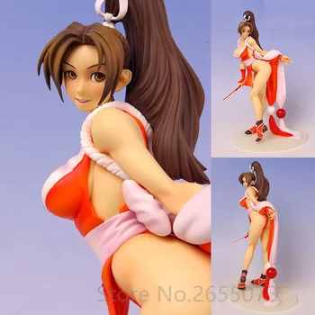 Nové Sexy 26cm SNK Král Bojovníků XIII KOF Anime Mai Shiranui Úsměv Ver. PVC Akční Obrázek Kolekce Model Hračka