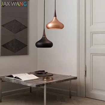 Severské post-moderní dánské závěsné svítidlo minimalistický tvůrčí osobnosti závěsná lampa Bar oblečení obchod, restaurace kovu visí lampa