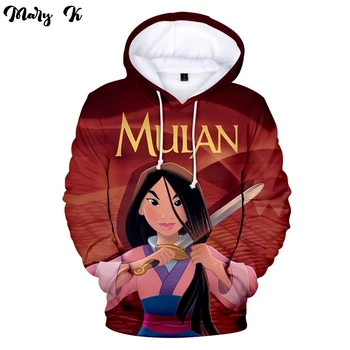 Mulan Film 3D anime boy/girls Mikina Mikiny Muži Ženy Print dětská mikina Unisex Harajuku Podzim a zima topy