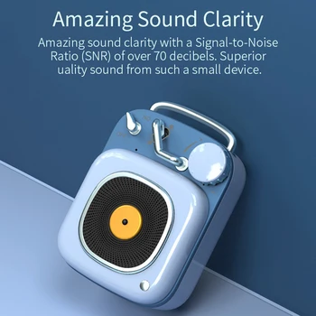 HM20 Bluetooth Reproduktor Přenosný Bezdrátový Ovládání Hlasitosti Super Bass Odolné Dobíjecí Mini Reproduktor Dárek