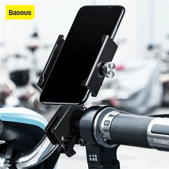 Baseus Bike Telefon Držák Pro iPhone Samsung Kole Řídítka Držák GPS Stojan Motocyklu Univerzální Držák Mobilního Telefonu
