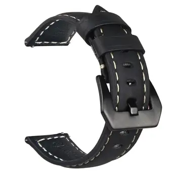 20mm 22mm Originální Kožený Řemínek pro Samsung Gear S2 S3 Chytré Hodinky Kapela Výměna Watchband Pro Samsung Galaxy Watch 42mm 46mm