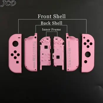 JCD Náhradní Bydlení Shell Kryt Pouzdro pro Nintendo Spínač NS NX Joycon Konzole Joy-Con Poutko na Zápěstí