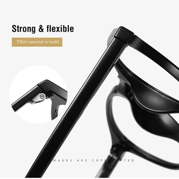 Pro Acme TR90 Flexibilní Ultralehký Rám Modré Světlo Blokování Brýle pro Ženy Kolo Počítačové Brýle Optické Rámy PC1707