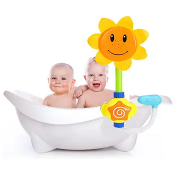Baby Koupání Hračka Děti Roztomilé Vana Slunečnice Vodní Sprej Postřikovač Koupelna Kropení Sprcha Plavání, Vodní Děti, Hračky Dárek Pro Dítě