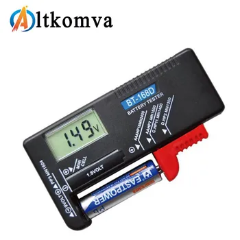 AltkomvaSmart Digitální Tester Baterie Elektronické Baterie Opatření Checker pro 9V 1.5 V a AA AAA Mobilní CD kapacita baterie tester