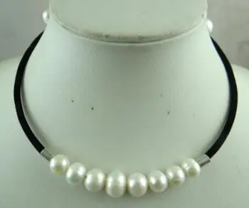 Přírodní Quartz crystal Sladkovodní Pearl Skutečnou Perlou Bílé Perly Šperky Náramek náhrdelník
