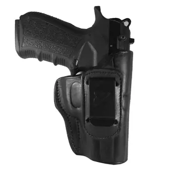 YT HOBBY Walther P99 pravé Kůže IWB Kovový Klip, Uvnitř Pás Nosit Ruční Pistole Pistole Pouzdro Pouzdro