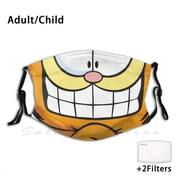 Garfield Dospělé Děti, Anti Prachový Filtr Diy Maska Garfield Ve Nálepka Garfield Maska Garfield Nejlepší Vtipné Masky Nejlepší Meme Nejlepší Masky