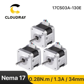 Cloudray 34mm Nema 17 Krokový Motor 28N.cm 1.3 2 Fáze Krokového Motoru pro CNC 3D tiskárny, Rytí Frézky