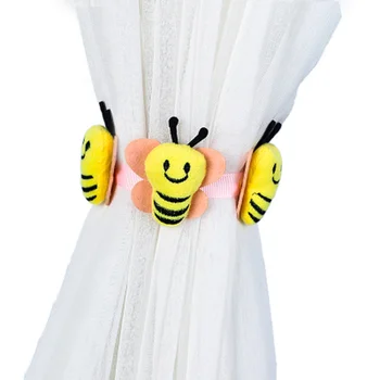 Záclonové spony Kreativní Včelí Magnet Záclony Připevňovací Klipy dítě Dítě Ložnice závěs Šroub Spony, bytové Dekorace, Doplňky