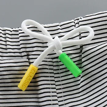 Nové Děti korejský T Krátký rukáv dvoudílné Letní Dětská Bavlna-Krátký rukáv Krátké Kalhoty Oblek