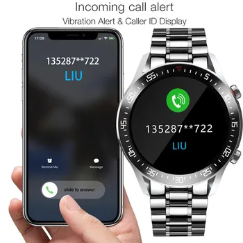 LIGE Chytré Hodinky Muži smartwatch LED Full Touch Screen Pro Android iOS Srdeční Frekvence, Krevní Tlak IP68 Vodotěsné Fitness Hodinky