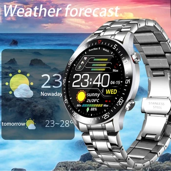 LIGE Chytré Hodinky Muži smartwatch LED Full Touch Screen Pro Android iOS Srdeční Frekvence, Krevní Tlak IP68 Vodotěsné Fitness Hodinky